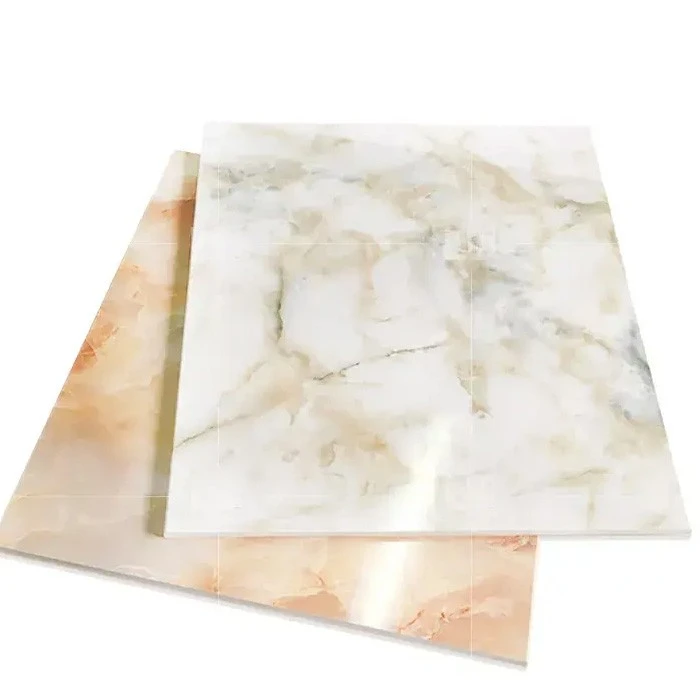 Waterproof PVC Plastic Sheet Faux Marble