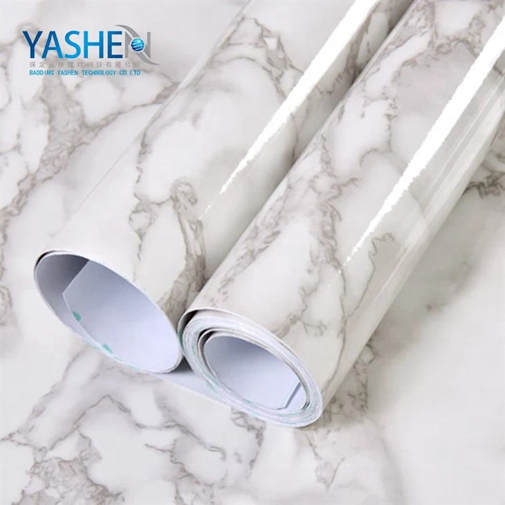 3D Simulation Waterproof PVC Marble Tablecloth